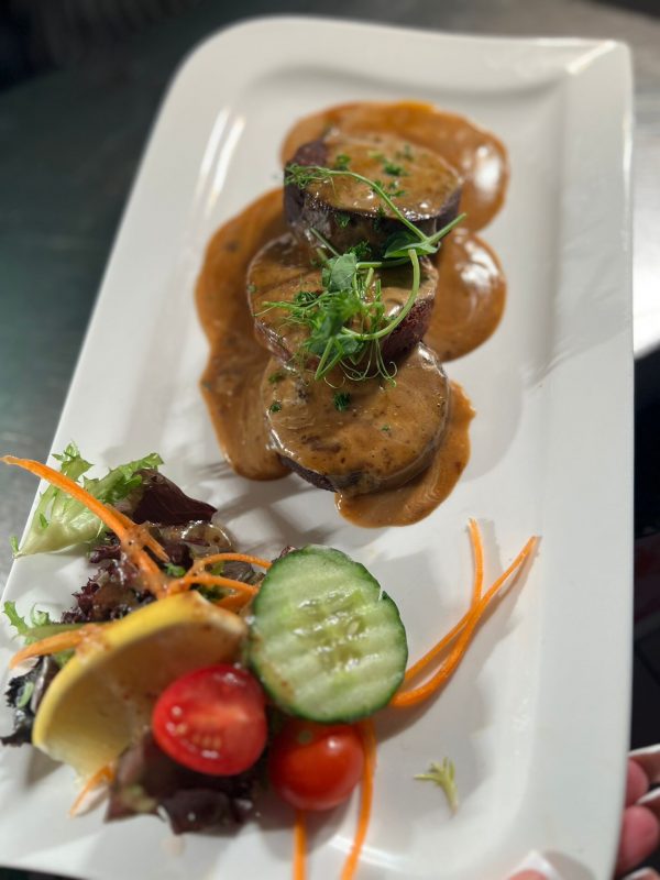 Black & White Pudding Stack