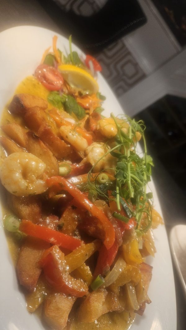 King Prawn Garlic Cream Loaded Chips