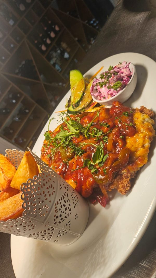 Honey Chilli Belly Pork Loaded Parmo