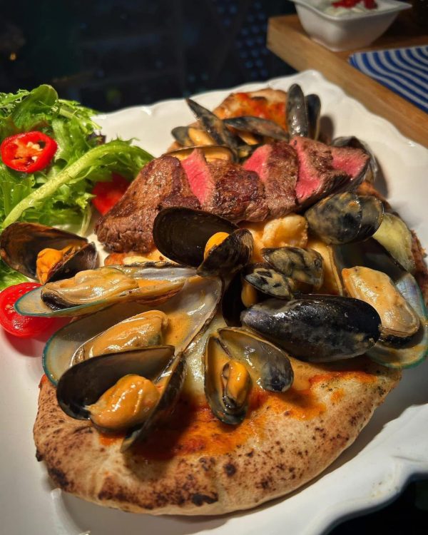 Surf and Turf Flatbread