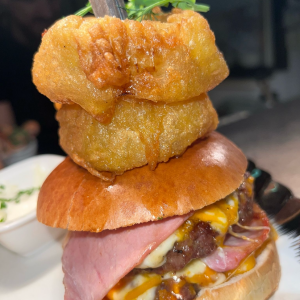 Double Loaded Cheeseburger with Bacon