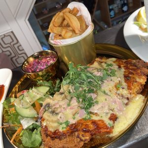 Chicken Kiev Loaded Parmo