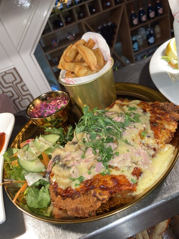 Chicken Kiev Loaded Parmo