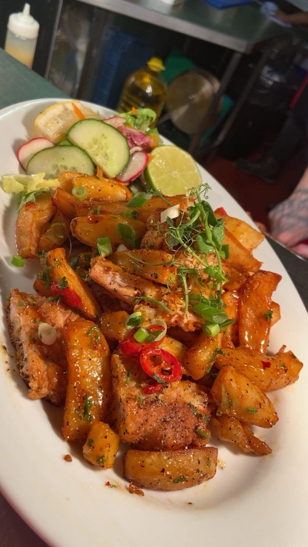 Peri Peri Chicken Chips Loaded